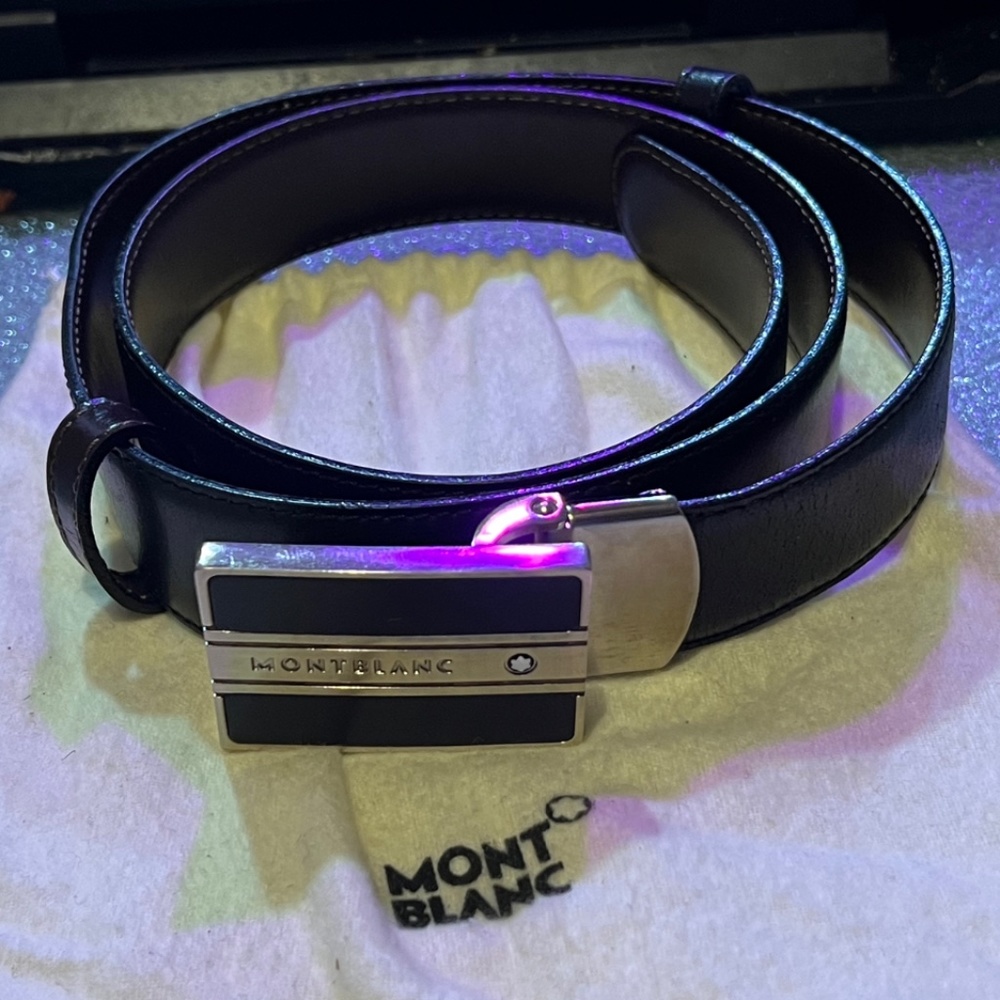 Montblanc Leather Belt 32” - Pre Owned